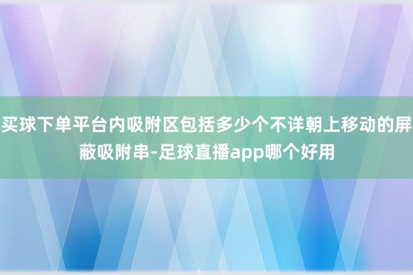买球下单平台内吸附区包括多少个不详朝上移动的屏蔽吸附串-足球直播app哪个好用