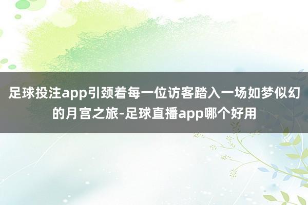 足球投注app引颈着每一位访客踏入一场如梦似幻的月宫之旅-足球直播app哪个好用