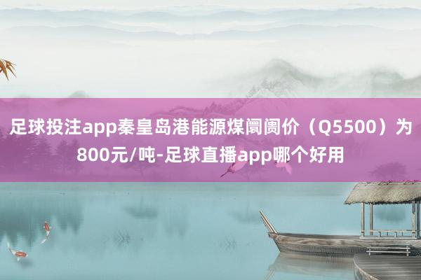 足球投注app秦皇岛港能源煤阛阓价（Q5500）为800元/吨-足球直播app哪个好用