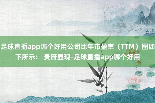 足球直播app哪个好用公司比年市盈率(TTM)图如下所示: 贵府显现-足球直播app哪个好用