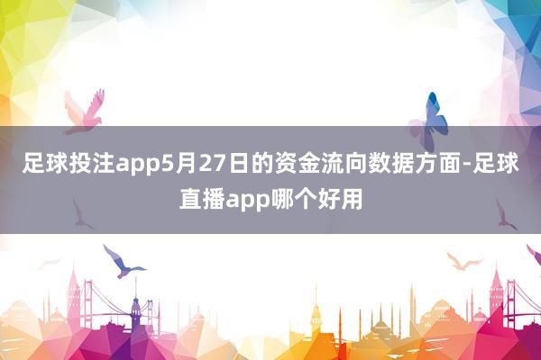 足球投注app5月27日的资金流向数据方面-足球直播app哪个好用