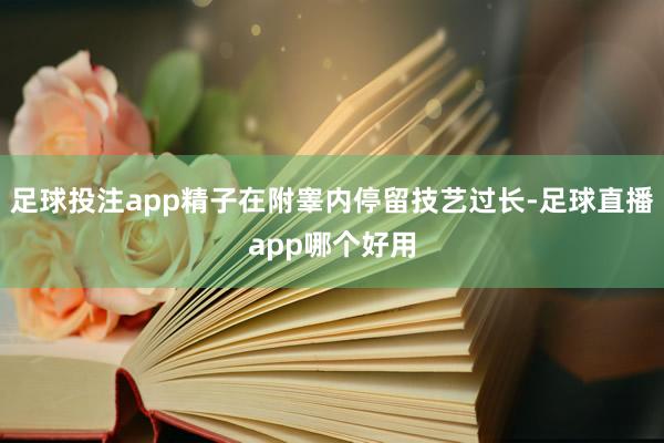 足球投注app精子在附睾内停留技艺过长-足球直播app哪个好用