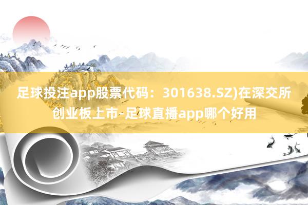 足球投注app股票代码：301638.SZ)在深交所创业板上市-足球直播app哪个好用